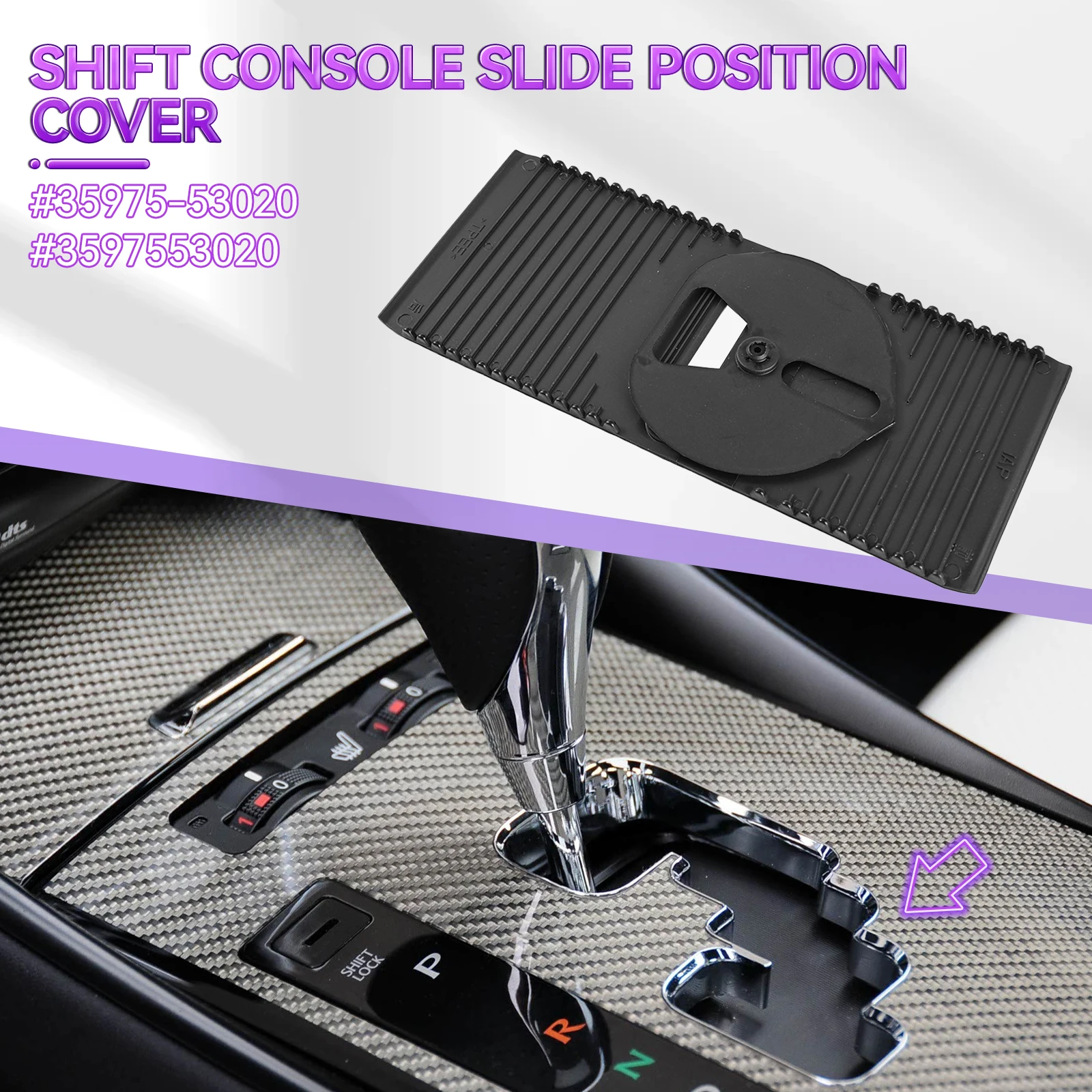 Cubierta antipolvo cambio automático 35975-53020 – Lexus IS250/350/F - imagen 3