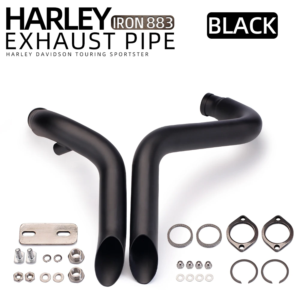 Escape deportivo cromado para Harley-Davidson Sportster 883-1200 - imagen 3