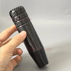 Pomo cambio manual fibra carbono y aluminio – Universal compatible