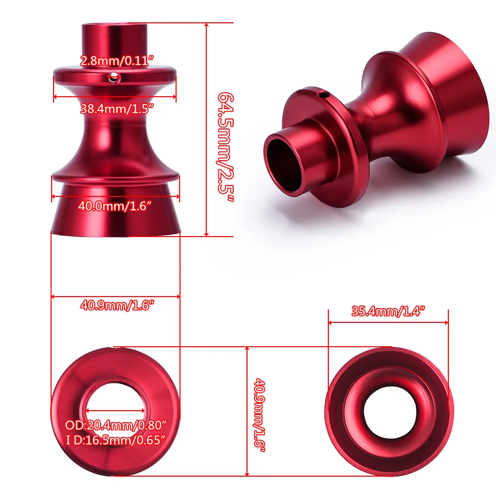 Nuevo estilo de coche perilla de palanca de cambios elevador inverso para Subaru BRZ Toyota FT86 GT86 plata, rojo, negro, azul PQY-SKA92 - imagen 5