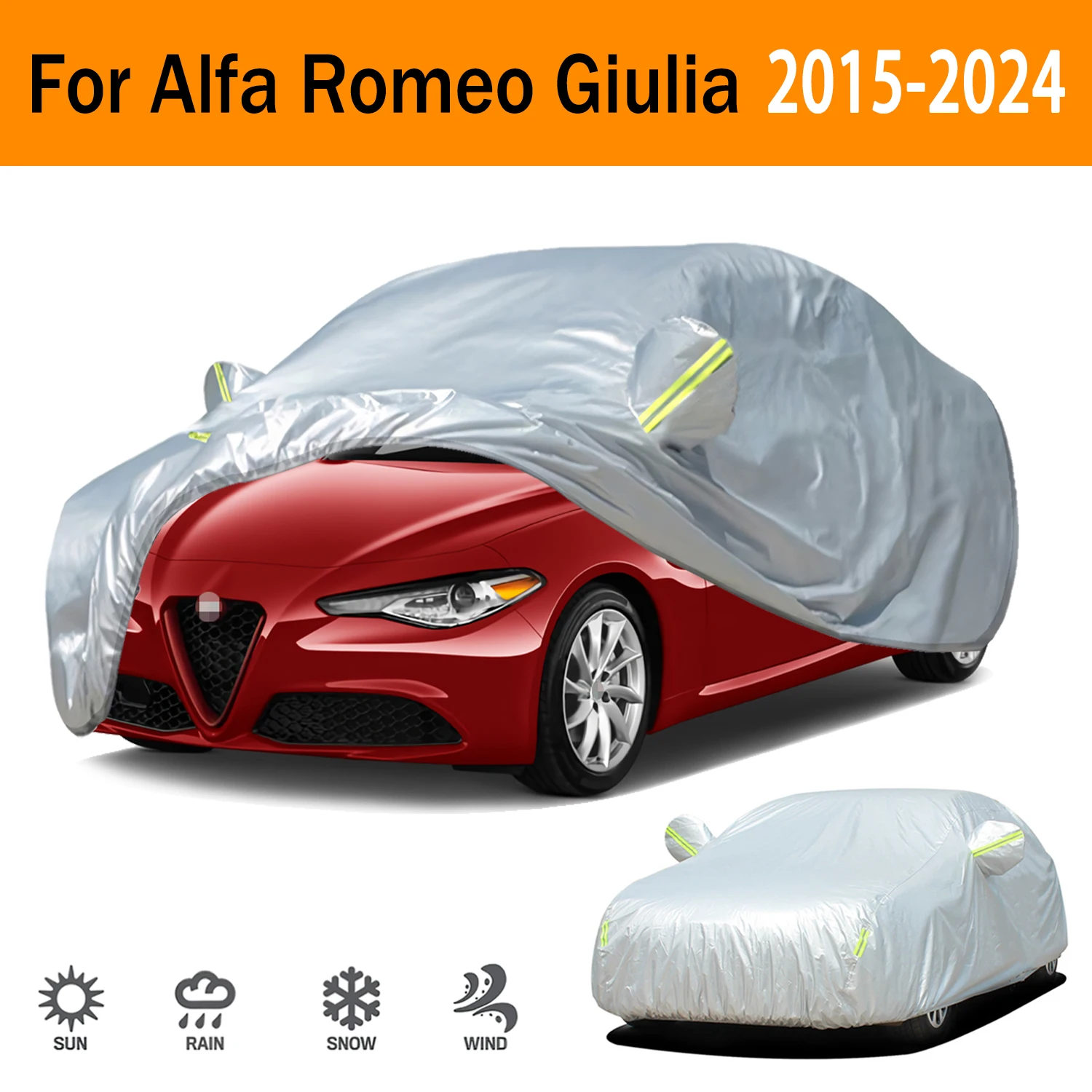 Cubierta protección solar Alfa Romeo Giulia antiarañazos 2015-2024