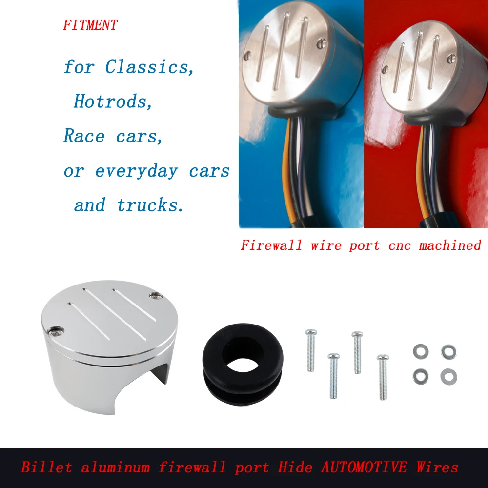 KICFWALL Pasamuros de cable billet para Ford F1/F100