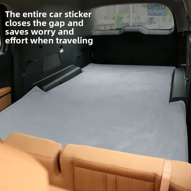 Cama de viaje para coche, colchón inflable grande para coche SUV, colchoneta para dormir para maletero inflable completamente automática - imagen 4