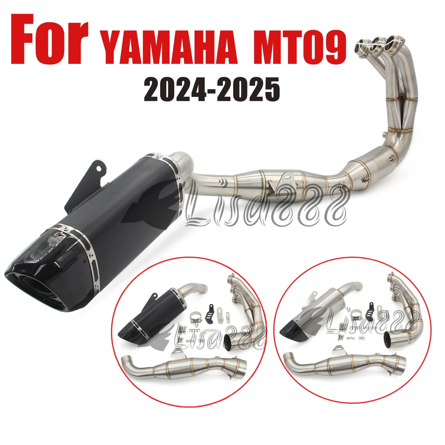 Escape slip-on Yamaha YZF-R9, MT-09, FZ-09, XSR900 2024-25