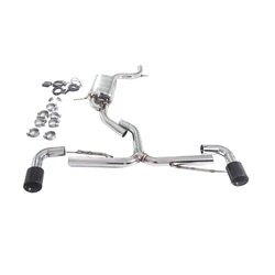 GFC Catback Silenciador de Escape para VW Golf 6 GTi 2,0 T con válvula