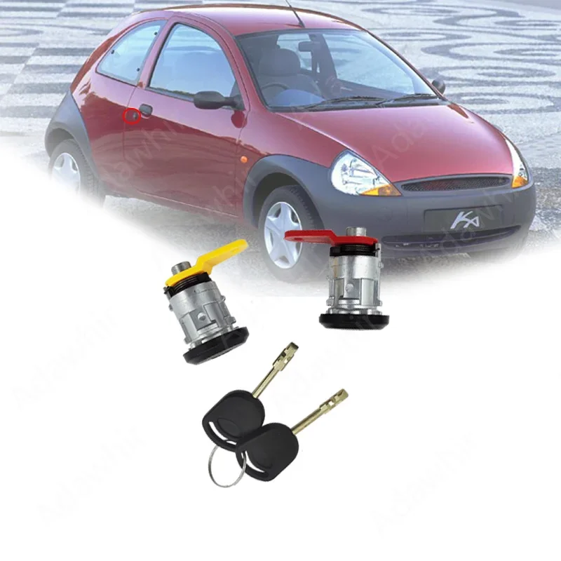 Cilindro cerradura puertas Ford Fiesta Ka con llaves