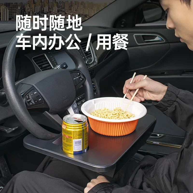Soporte portátil para coche con mesa multifuncional volante - imagen 4
