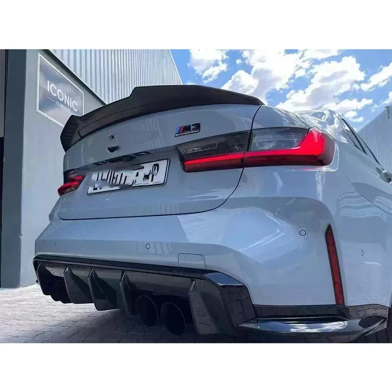 Alerón trasero ducktail de fibra de carbono BMW G20/G22/G80/G82 - imagen 4