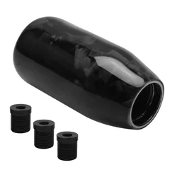 Perilla palanca de cambios fibra forzada SFN091 cilíndrica Negro