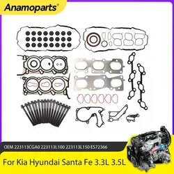 Pernos junta de culata V6 Hyundai Santa Fe y Kia Sorento Sedona