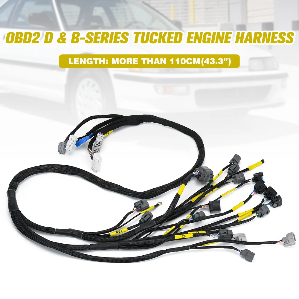 Arnés motor ocultado CNCH-OBD2-1 – Honda Civic Integra B16 B18 D16 - imagen 2