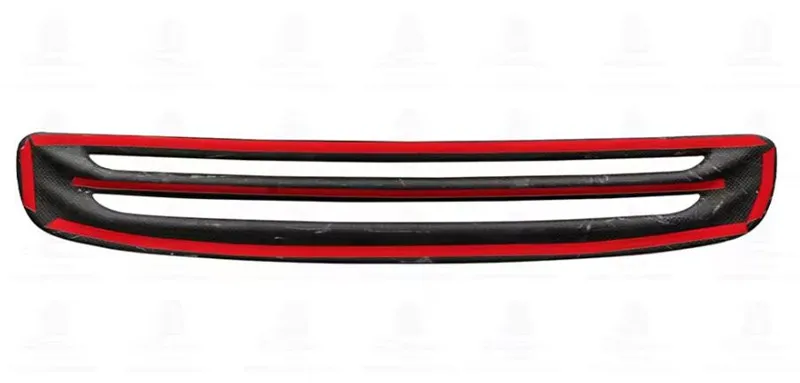Rejilla ventilación capó carbono seco OEM Honda Civic FL5 Type R - imagen 4