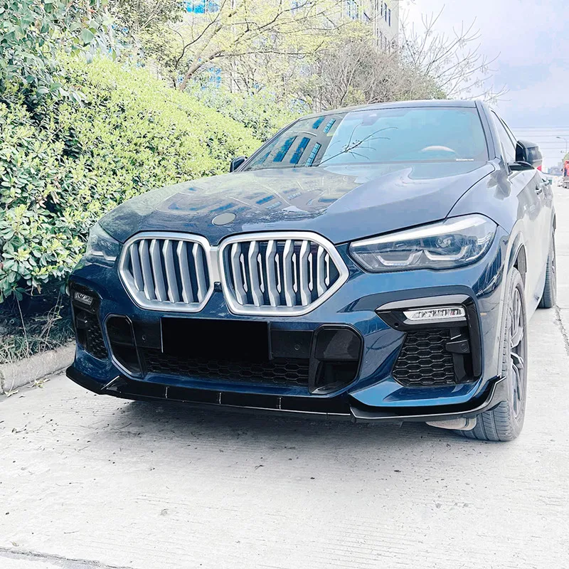 Kit labio divisor y difusor delantero ABS para BMW X6 G06 (2019-2022) M Sport - imagen 4