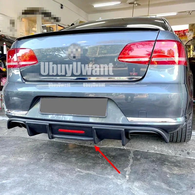 Vista general del Passat B7 con el difusor puesto