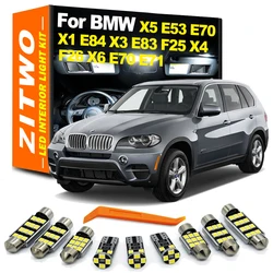 ZITWO Kit bombillas LED de cúpula y cortesía BMW X1 X3