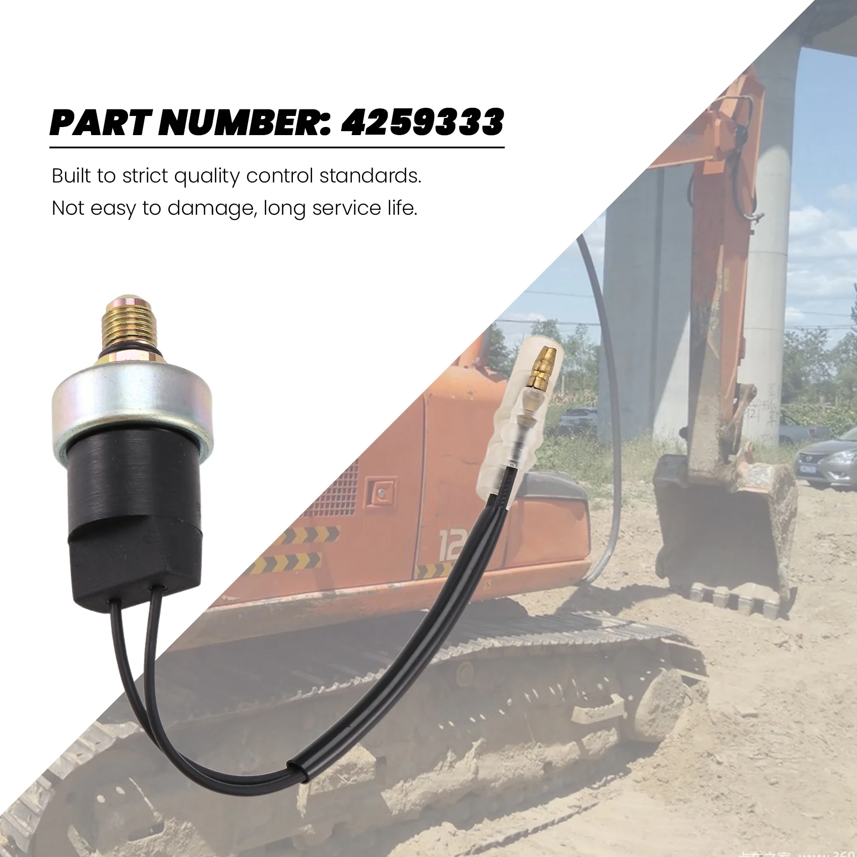 Interruptor presión aceite Hitachi 4259333 – Excavadora EX120/200 - imagen 2