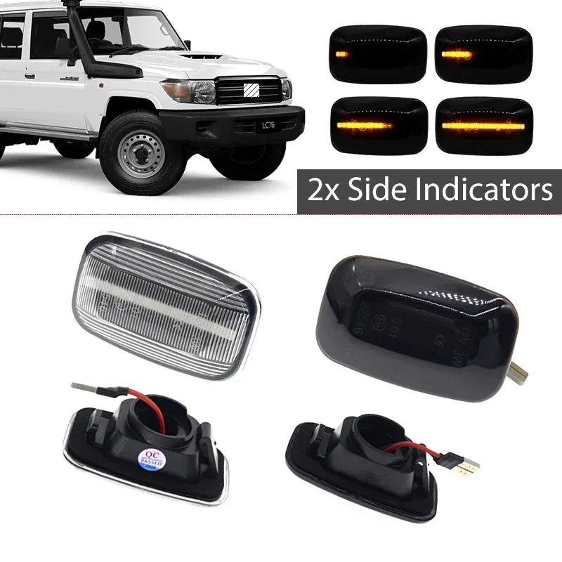 Intermitentes LED laterales secuenciales Toyota Land Cruiser 70 80 100
