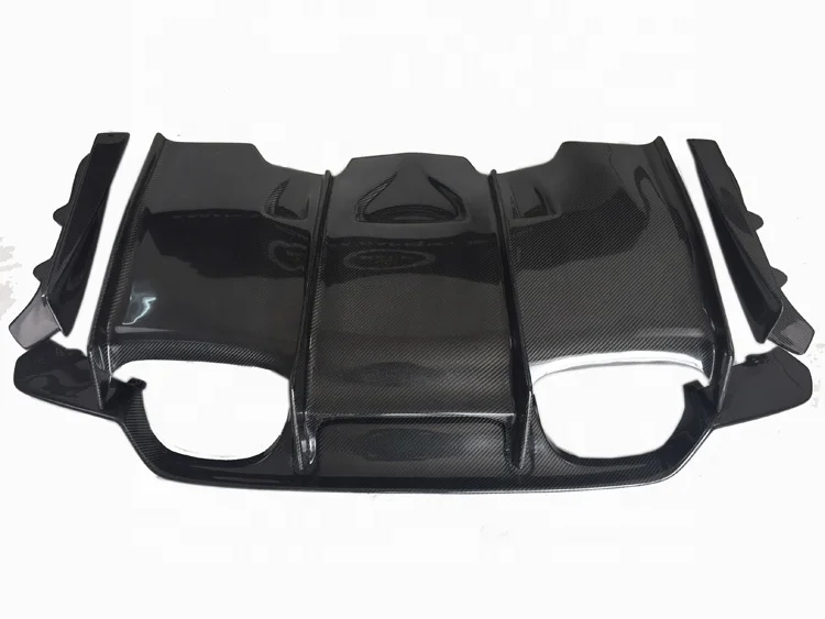 Difusor trasero fibra carbono PSM – BMW M3 M4 F80 F82 2015-2020 - imagen 4