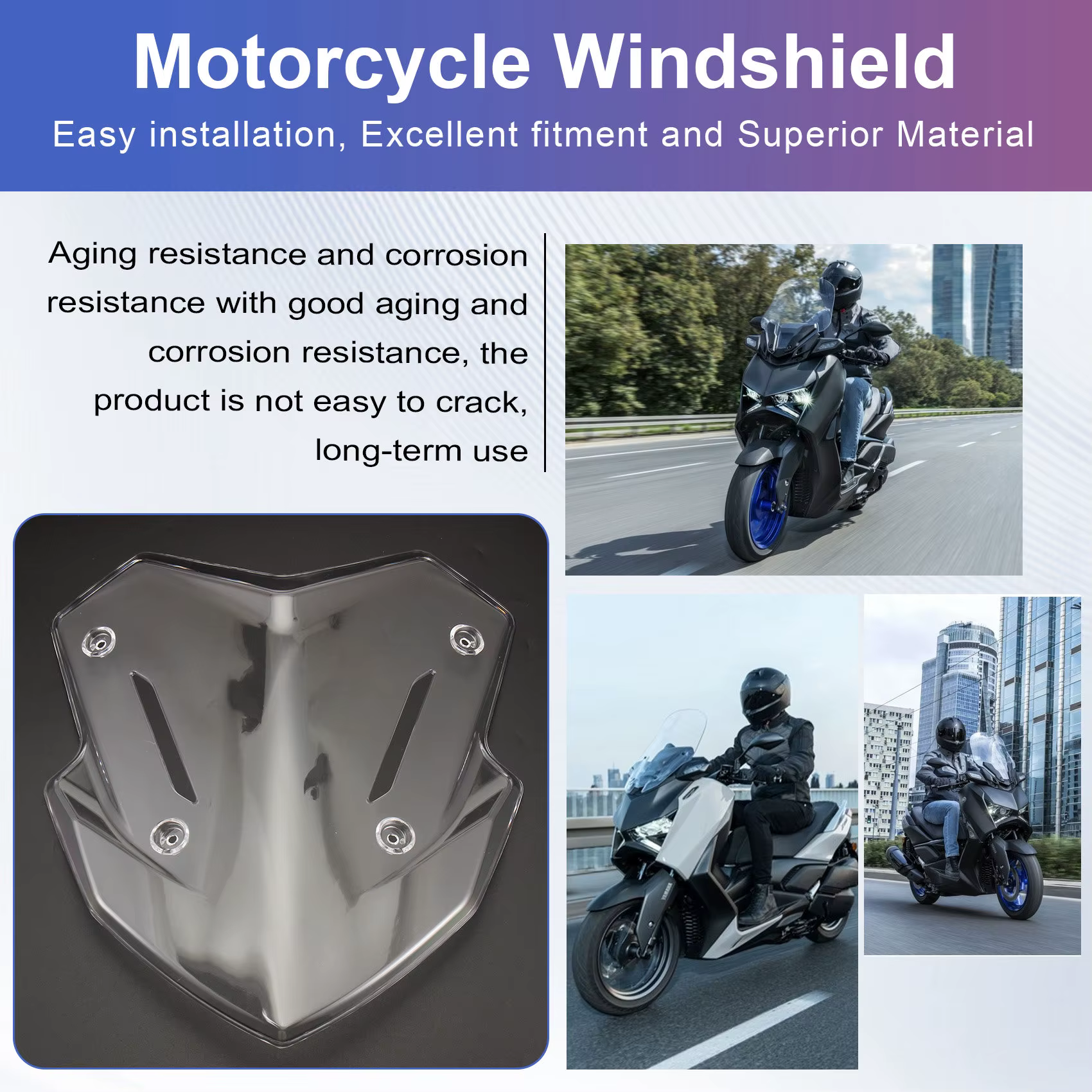 Parabrisas deflector Yamaha XMAX 300 Tech MAX 2025 - imagen 2