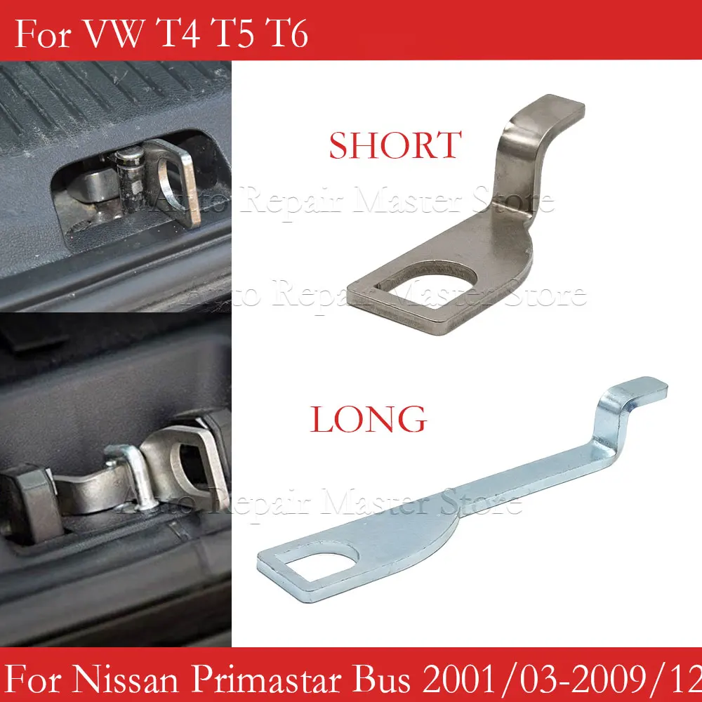 Soporte puerta trasera VW T4 T5 con gancho bloqueo aire fresco