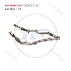 Tubo intermedio escape HMD acero inoxidable – Porsche Cayenne 2.9T