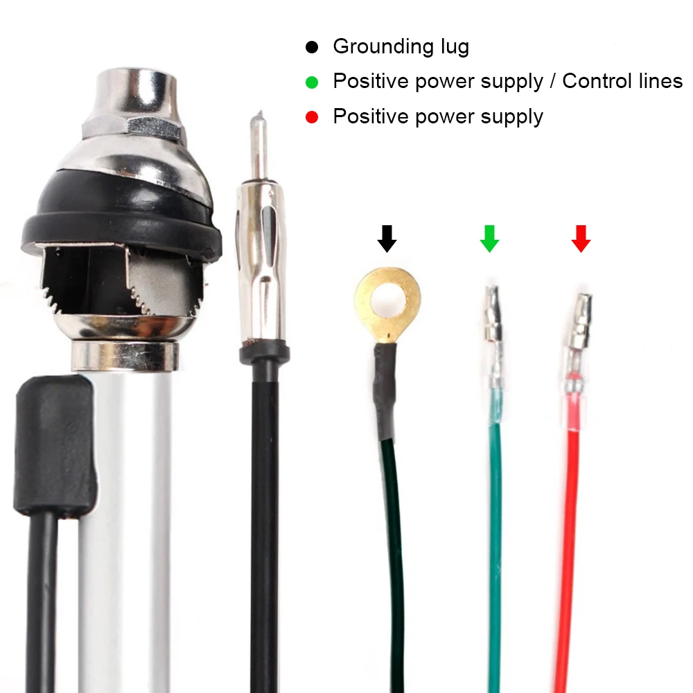 Antena telescópica automática 12V SUV – radio AM/FM - imagen 5