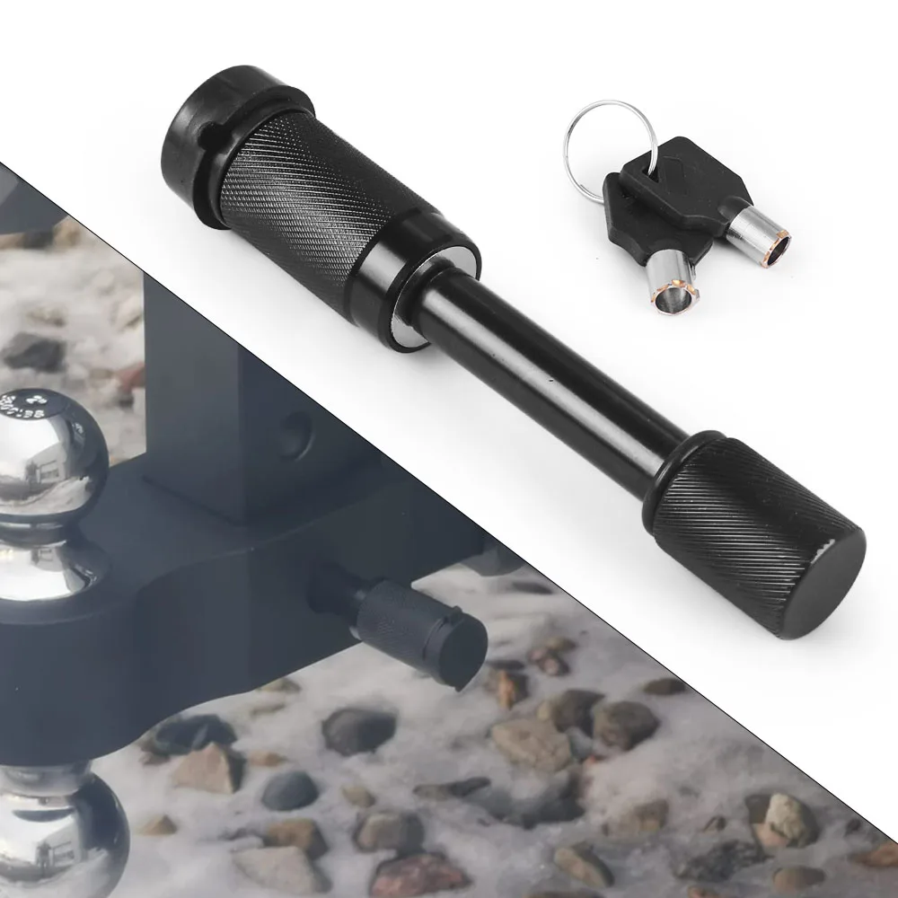 Cerradura antirrobo enganche-remolque RV – acero 5/8" - imagen 2