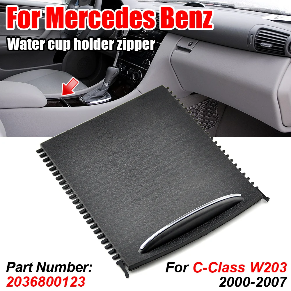 2036800123 Cubierta persiana consola central Mercedes Clase C W203 - imagen 3