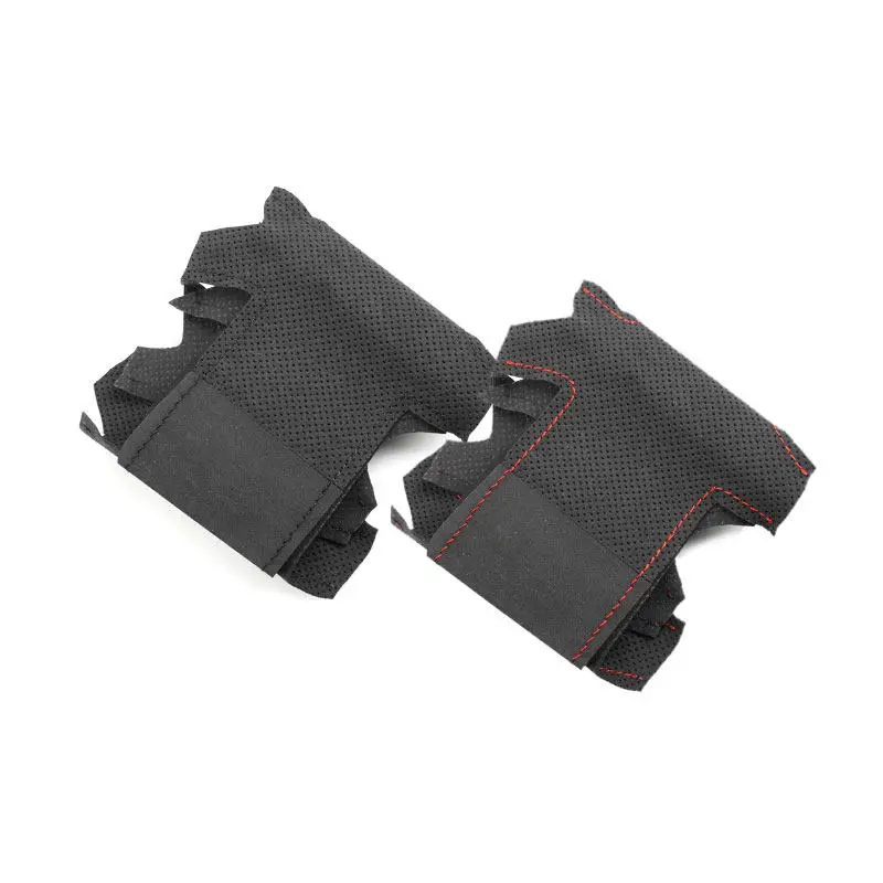 Funda de volante de cuero y ante para Jeep Wrangler y Cherokee - imagen 2