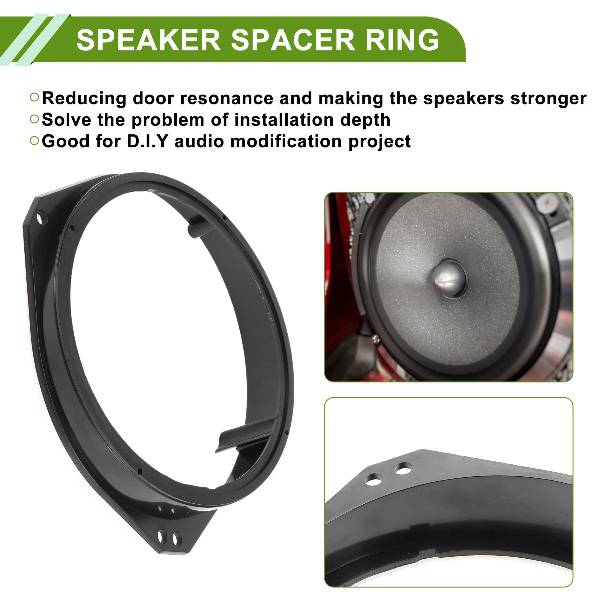 Aro adaptador de altavoz X Autohaux 6,5″ para BMW X5 E53 - imagen 2