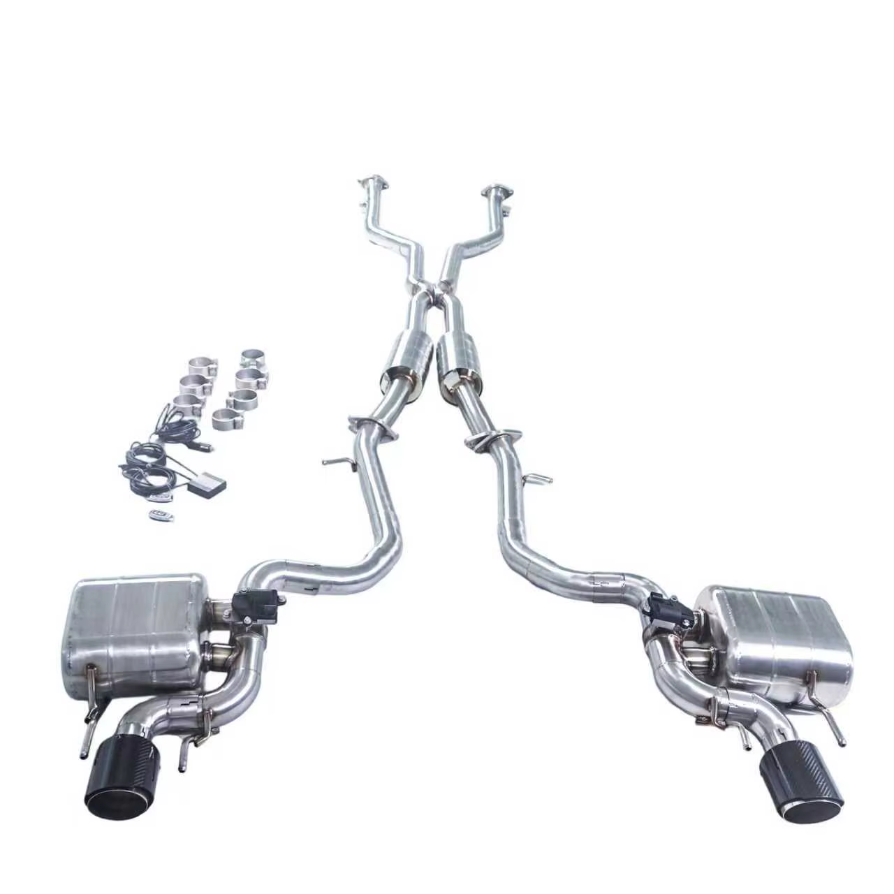 Sistema de escape catback de acero inoxidable para Lexus