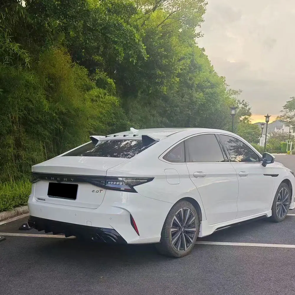 Iid alerón spoiler trasero Chery Arrizo 8 Fengyun ABS carbono negro - imagen 5