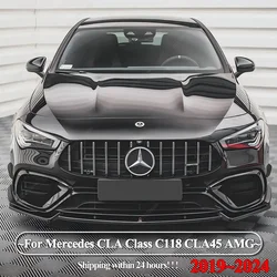 Difusor delantero estilo Maxton para Mercedes CLA C118 2019-24 CLA45