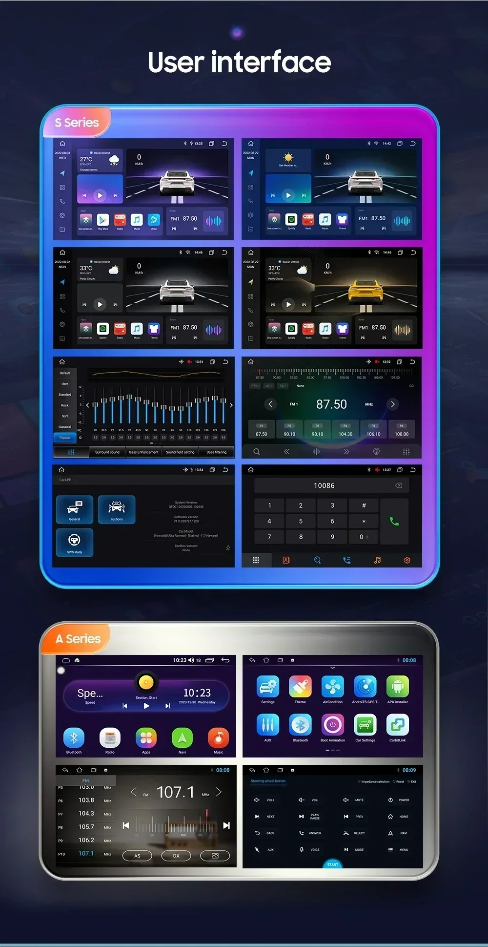 Hizpo Radio Android 13 de 8 nucleos para BMW E46 M3 y Rover 75 GPS 4G - imagen 2
