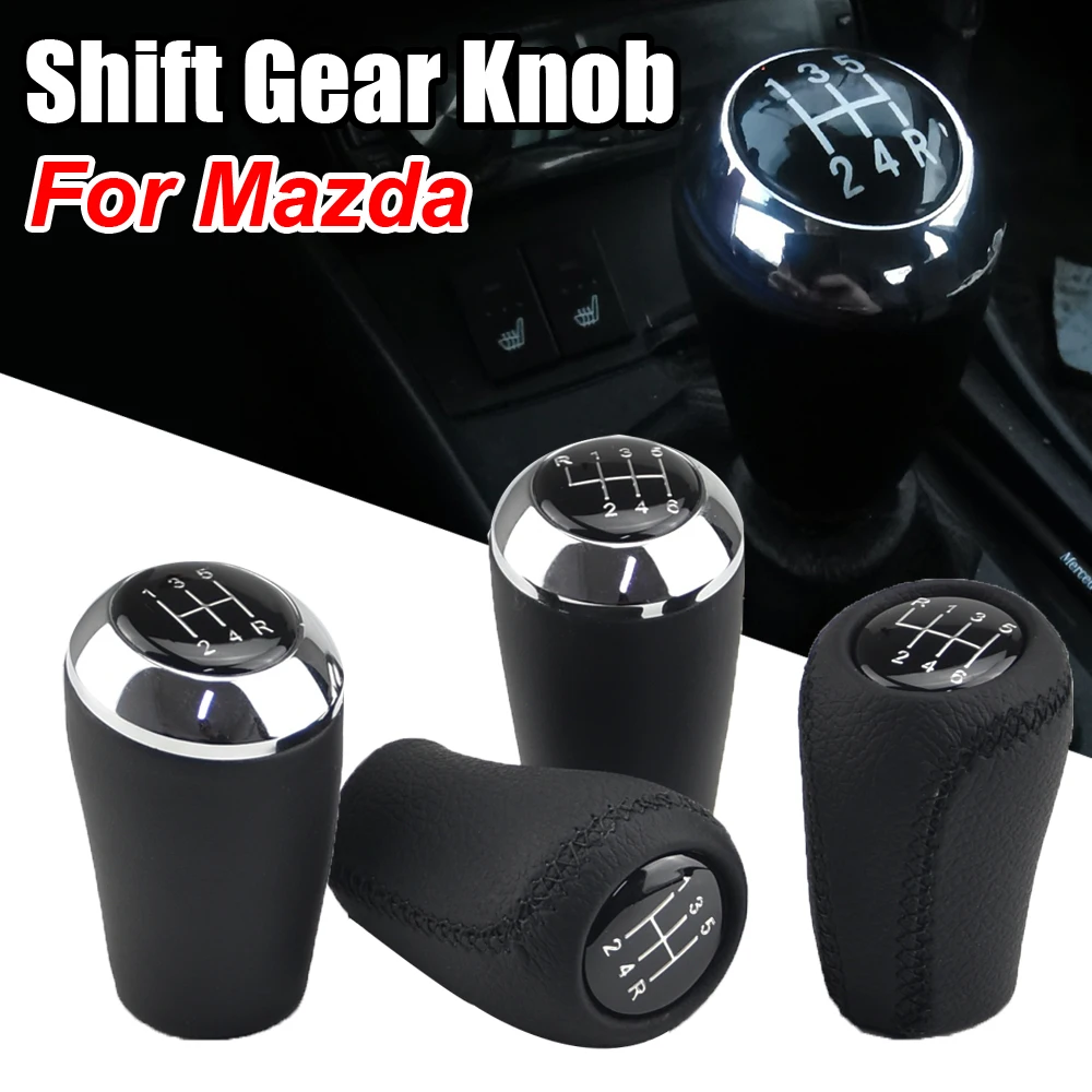 Perilla de cambio cuero compatible Mazda 3 CX-7 MX-5 NC III - imagen 2