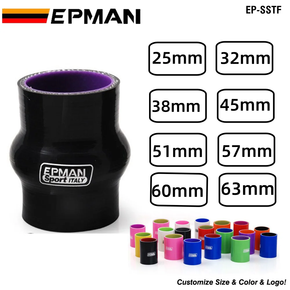 EPMAN Manguera acopladora joroba silicona reforzada turbo VW Golf MK6