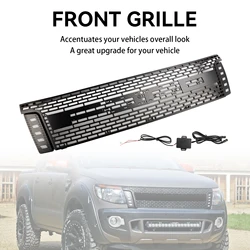 Artudatech Parrilla parachoques delantero negro mate LED Ford Ranger T6