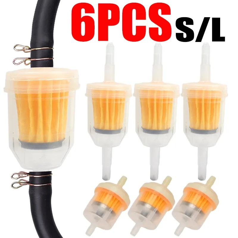 Filtro de aceite de gasolina Universal, carburador de motocicleta y coche, taza de filtro de tubo de aceite, filtro de combustible líquido adecuado para vehículos todoterreno