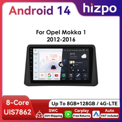 Autoradio 2DIN Android 9" Hizpo con Bluetooth CarPlay - Opel Mokka 2016-2020