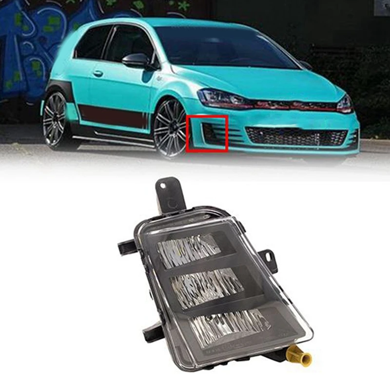Antiniebla LED DRL delantero para VW Golf 7 GTI GTD 2013-2017 - imagen 2
