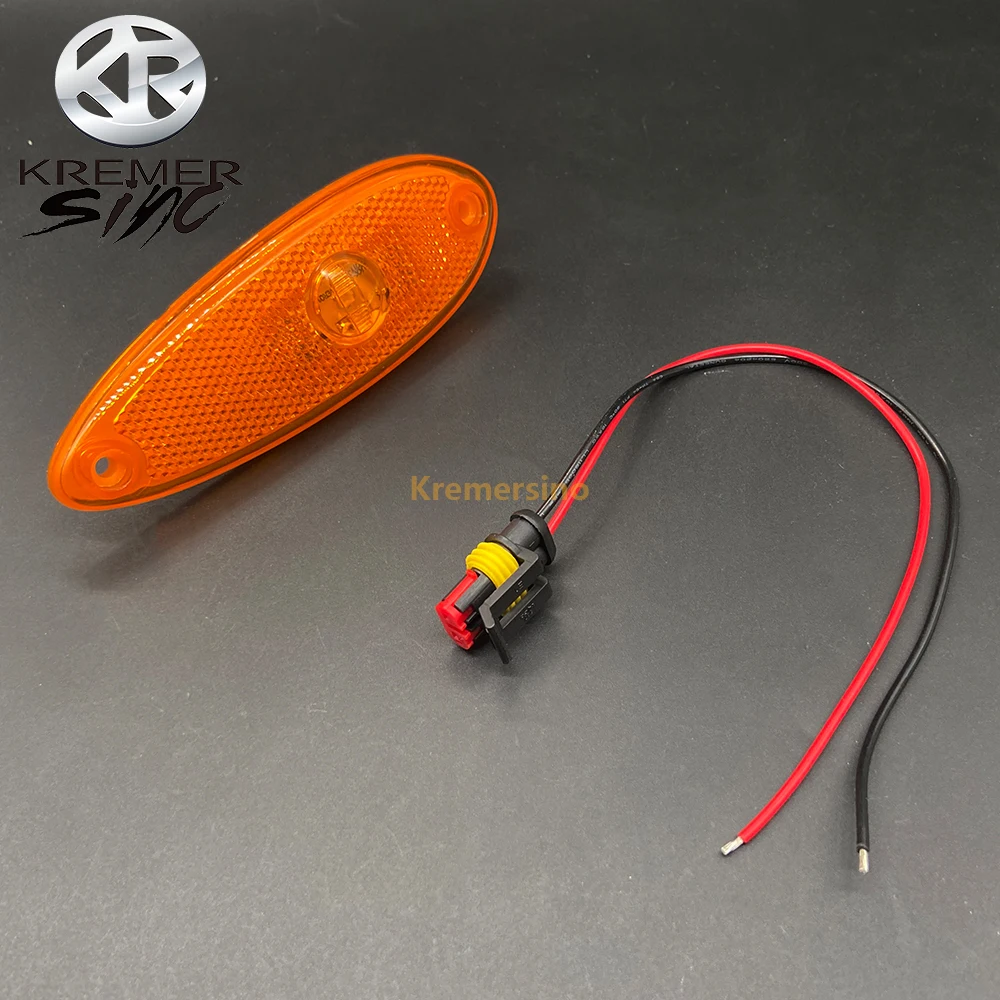 Luz lateral intermitente LED 12/24 V para camión