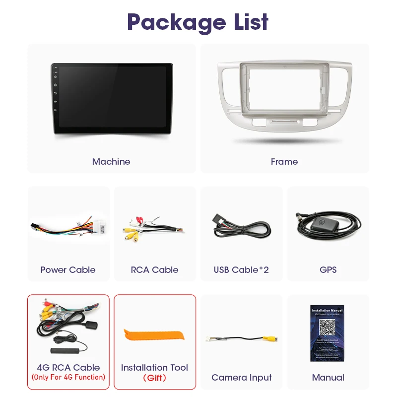 Radio multimedia Android 15 con CarPlay para Kia Rio II 2005-2011 - imagen 2