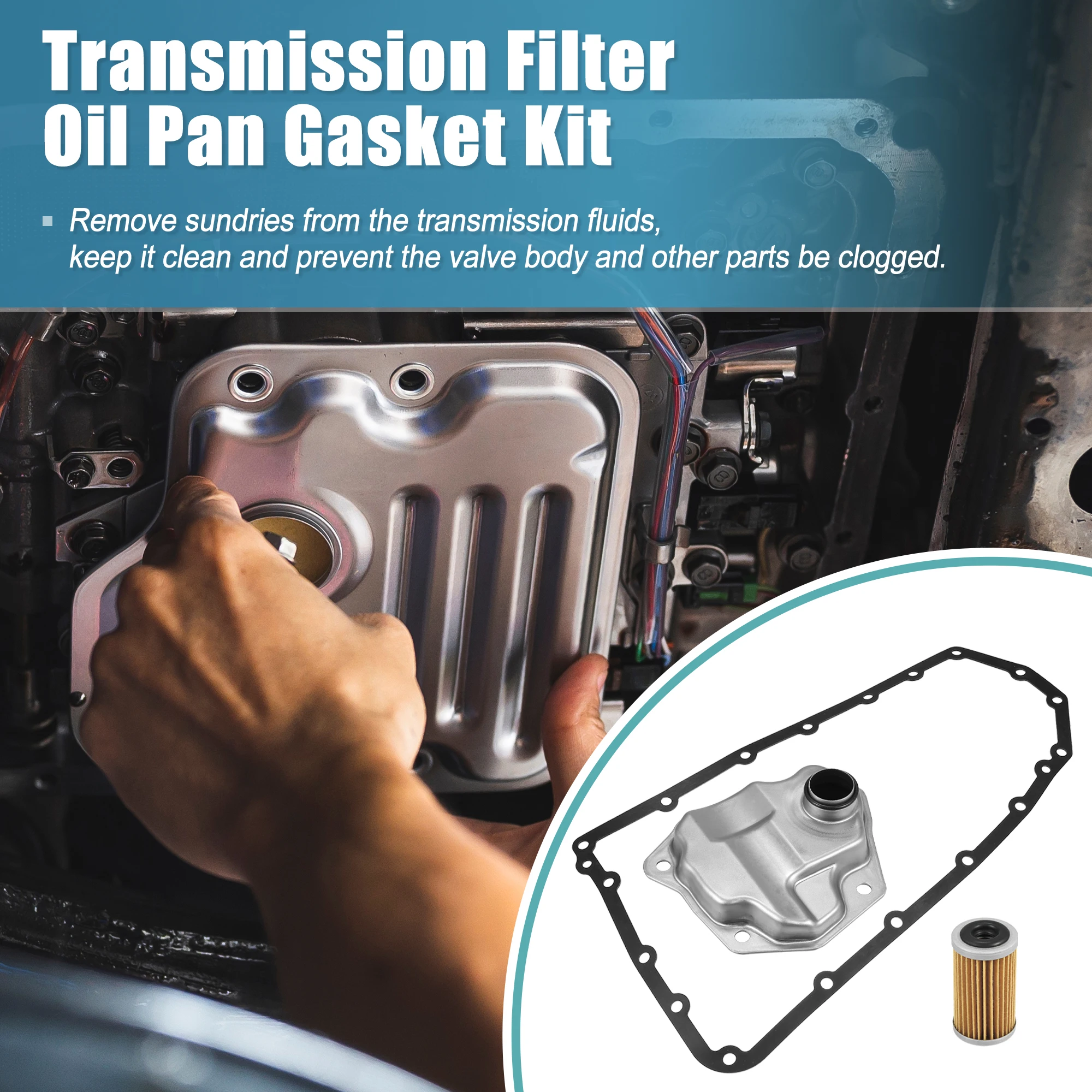 UXCELL Junta filtro transmisión – Nissan Altima/Rogue 2.5L 2007-2016 - imagen 3