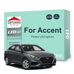 Lámpara LED Canbus sin error para interior Hyundai Accent X3