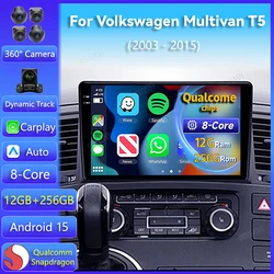 Radio Android 15 2Din CarPlay GPS – VW Multivan T5 2003-2015