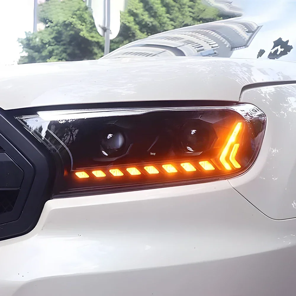 Faros delanteros LED estilo Audi Q7 para Ford Ranger 2016-2020 - imagen 3