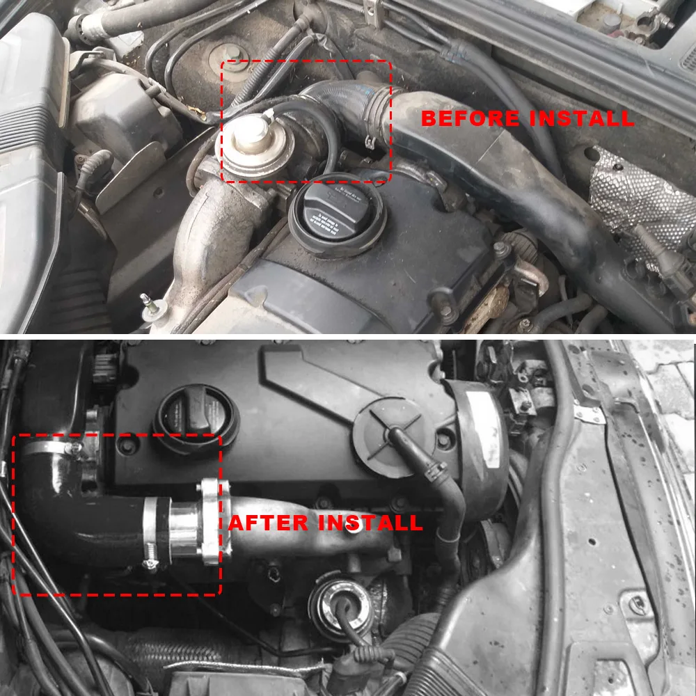 Kit adaptador de aluminio para eliminación EGR en VW Audi 1.9 TDI