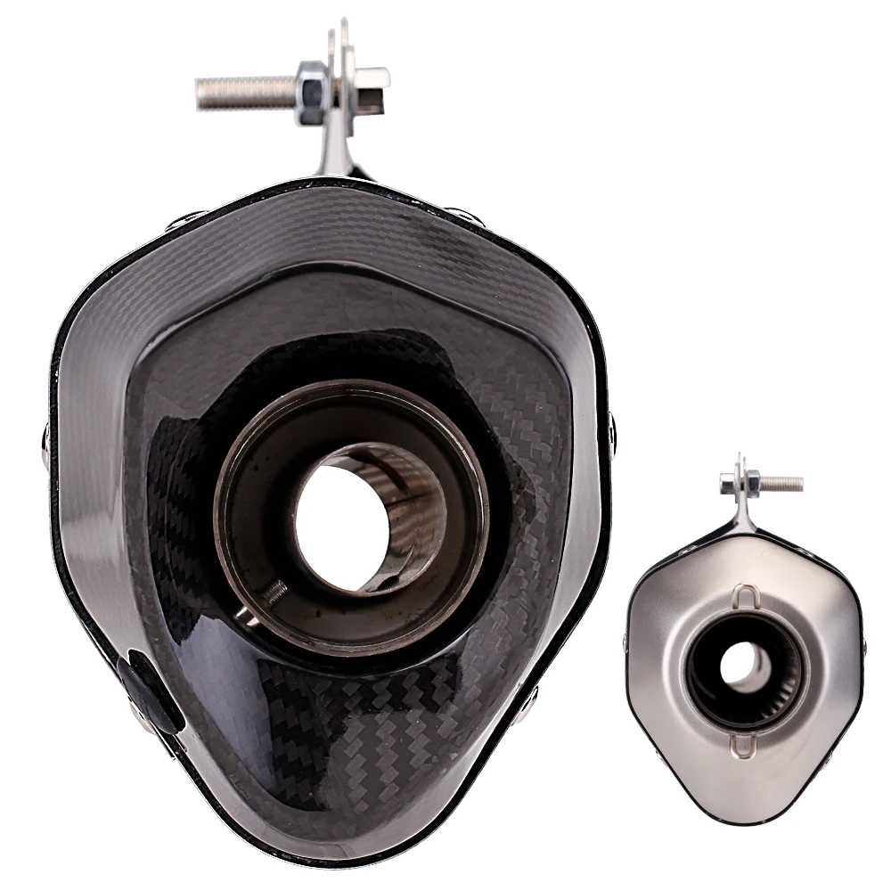 silenciador fibra de carbono CFMOTO 450SR escape motocicleta - imagen 4
