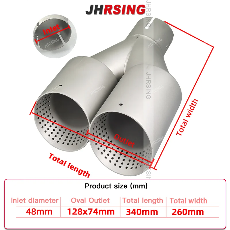 Boquilla escape GTI aceroinoxidable mate universal 60mm – VW Golf MK7 - imagen 3