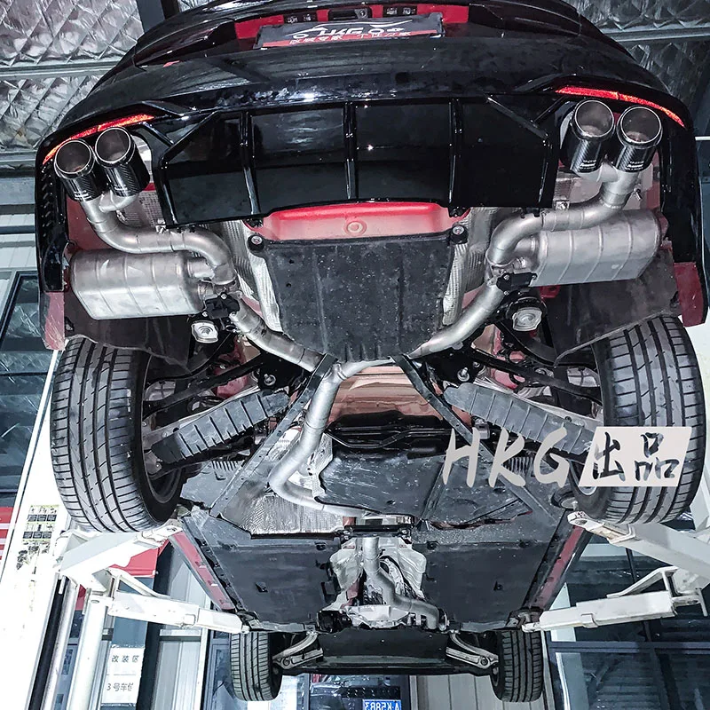 Sistema escape catback GFC con válvula Audi A4 A4L B9 2.0 20-23